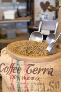 Green Colombian Coffee beans