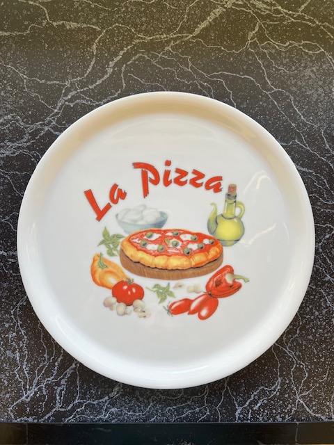Saturnia Porcelain Pizza Plates
